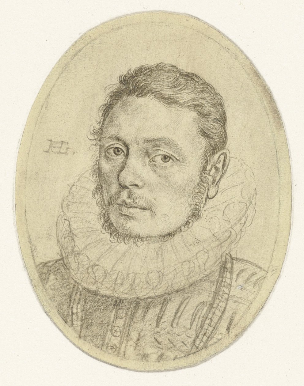 Pieter Dircksz. Hasselaer () portréja alkotó: Hendrick Goltzius