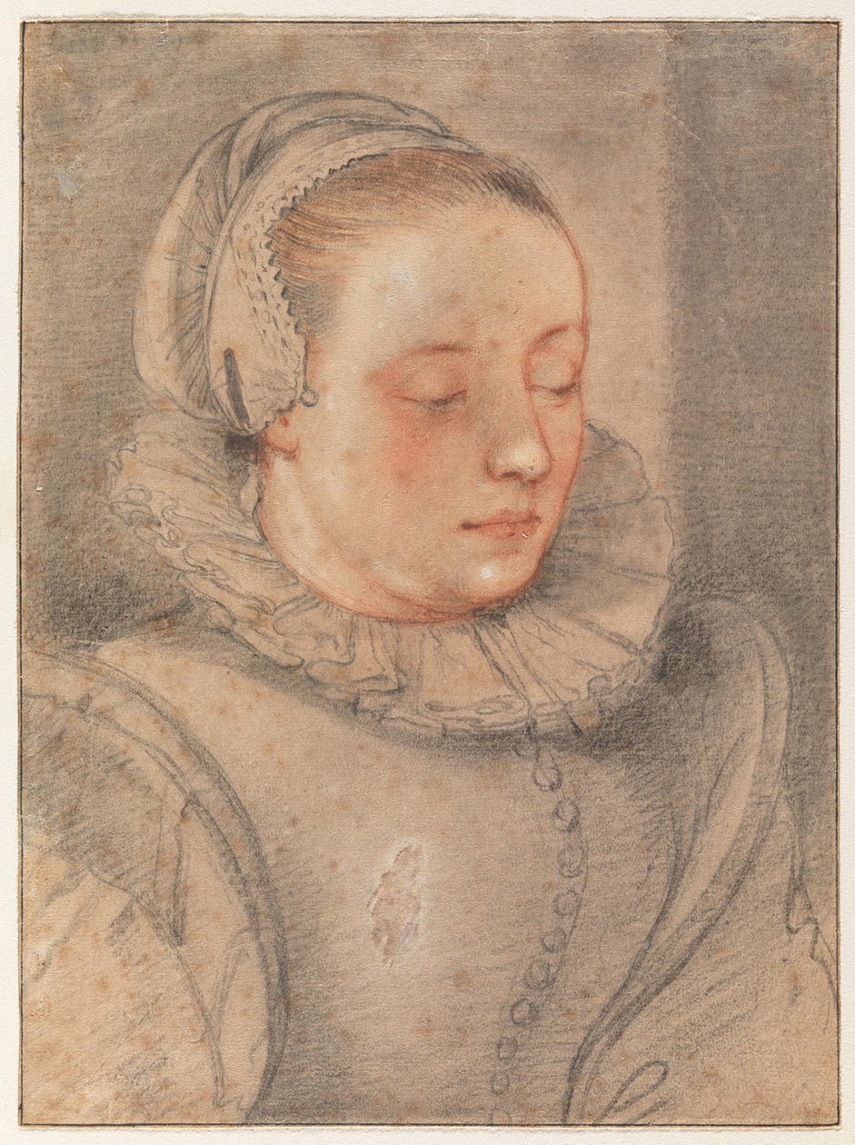 Fiatal nő portréja alkotó: Hendrick Goltzius