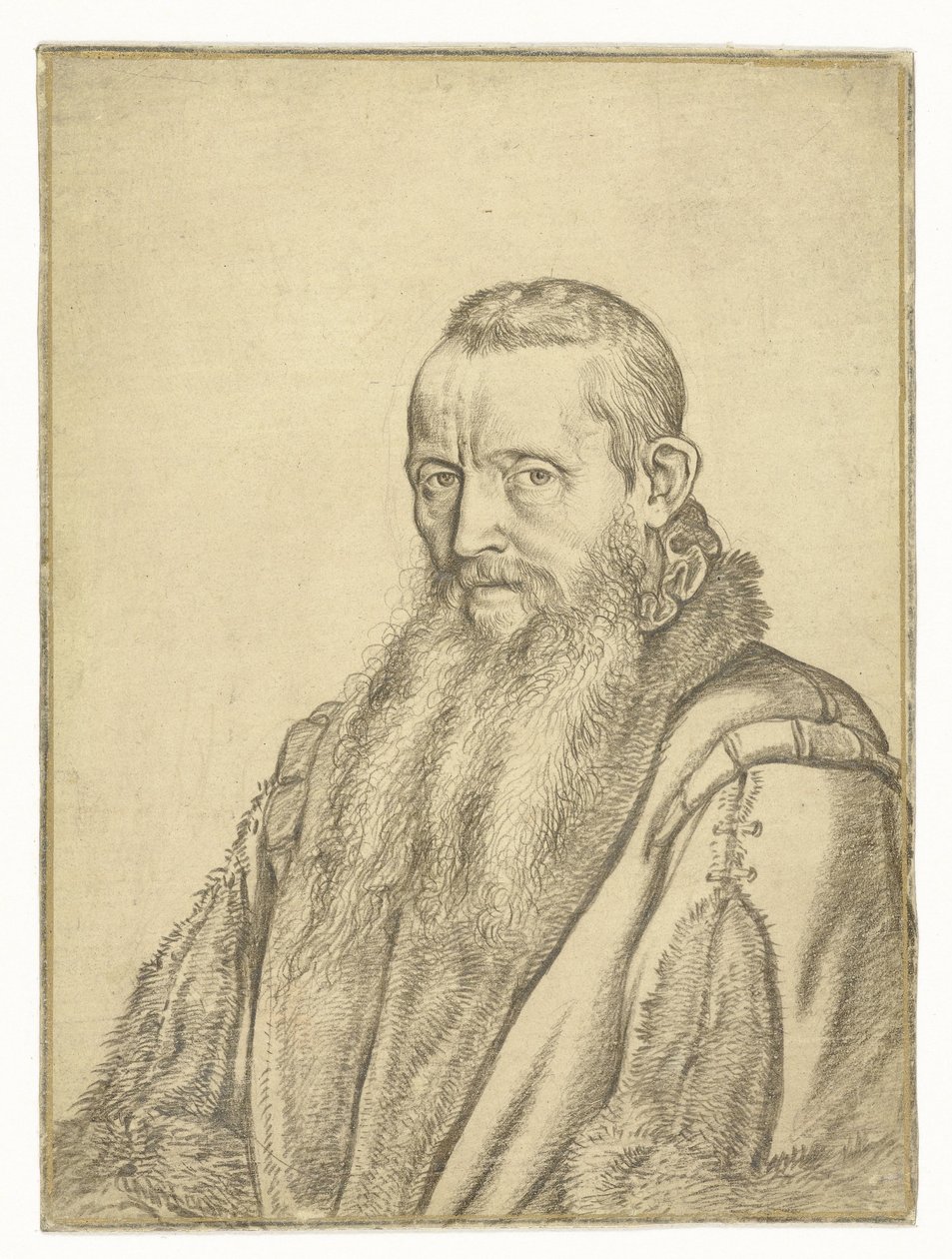 Egy teológus portréja alkotó: Hendrick Goltzius