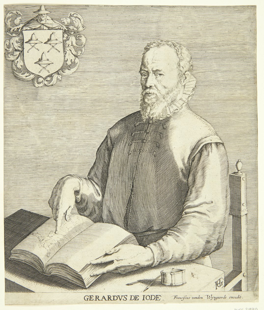 Gerard de Jode portréja alkotó: Hendrick Goltzius