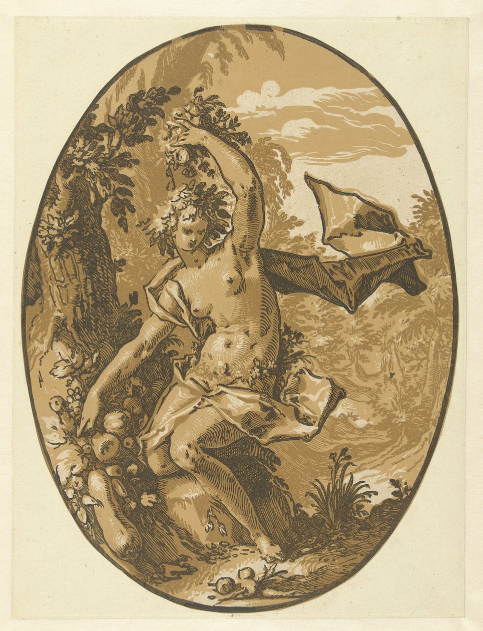 Proserpina Istenek és istennők (sorozat címe) alkotó: Hendrick Goltzius