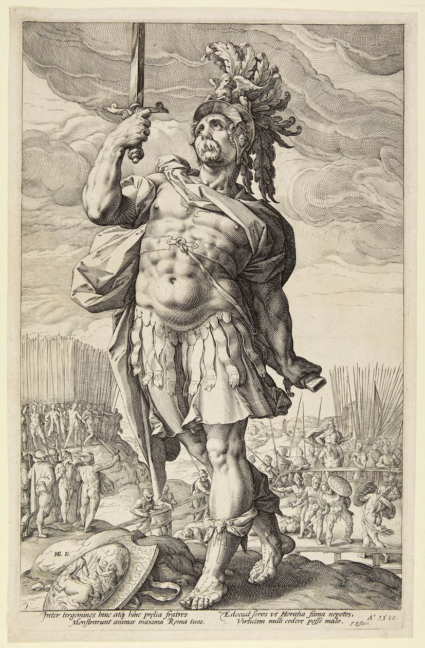 Publius Horatius alkotó: Hendrick Goltzius