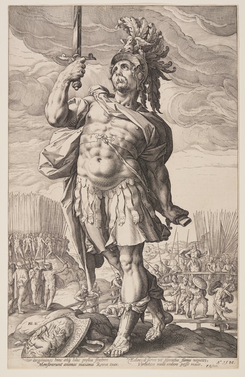 Publius Horatius, A római hősökből alkotó: Hendrick Goltzius