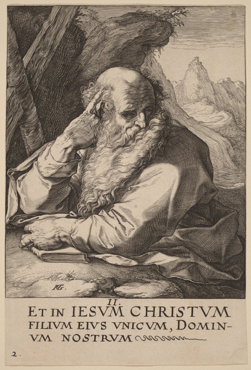 Szent András alkotó: Hendrick Goltzius