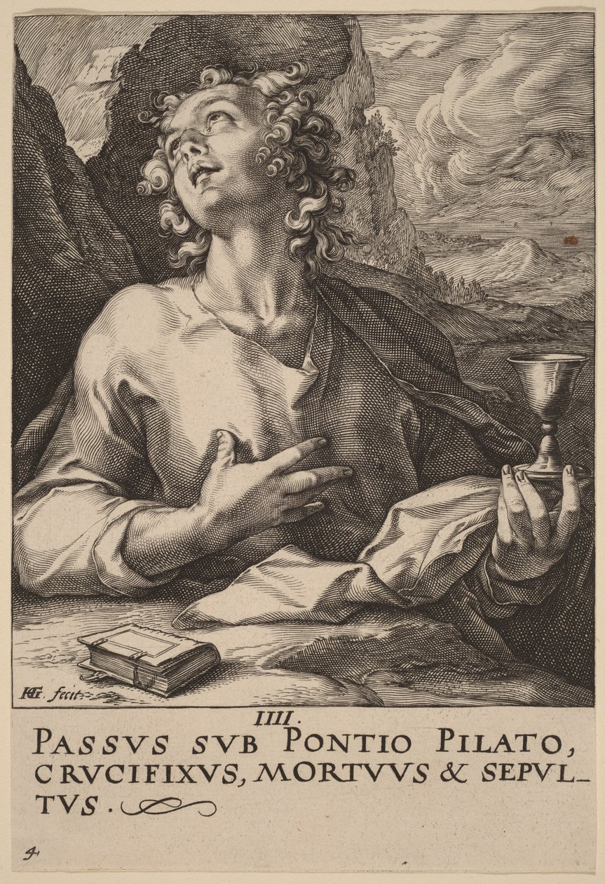 Szent János alkotó: Hendrick Goltzius