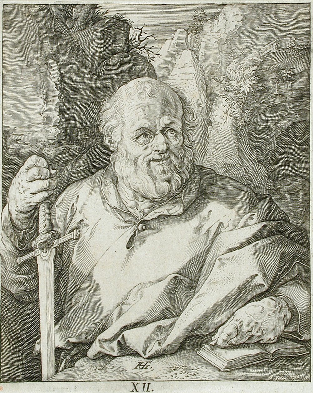 Szent Máté alkotó: Hendrick Goltzius