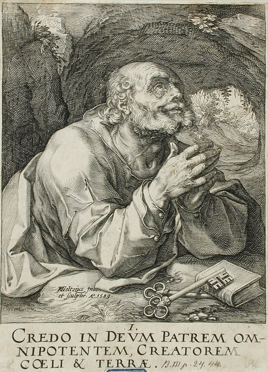 Szent Péter alkotó: Hendrick Goltzius