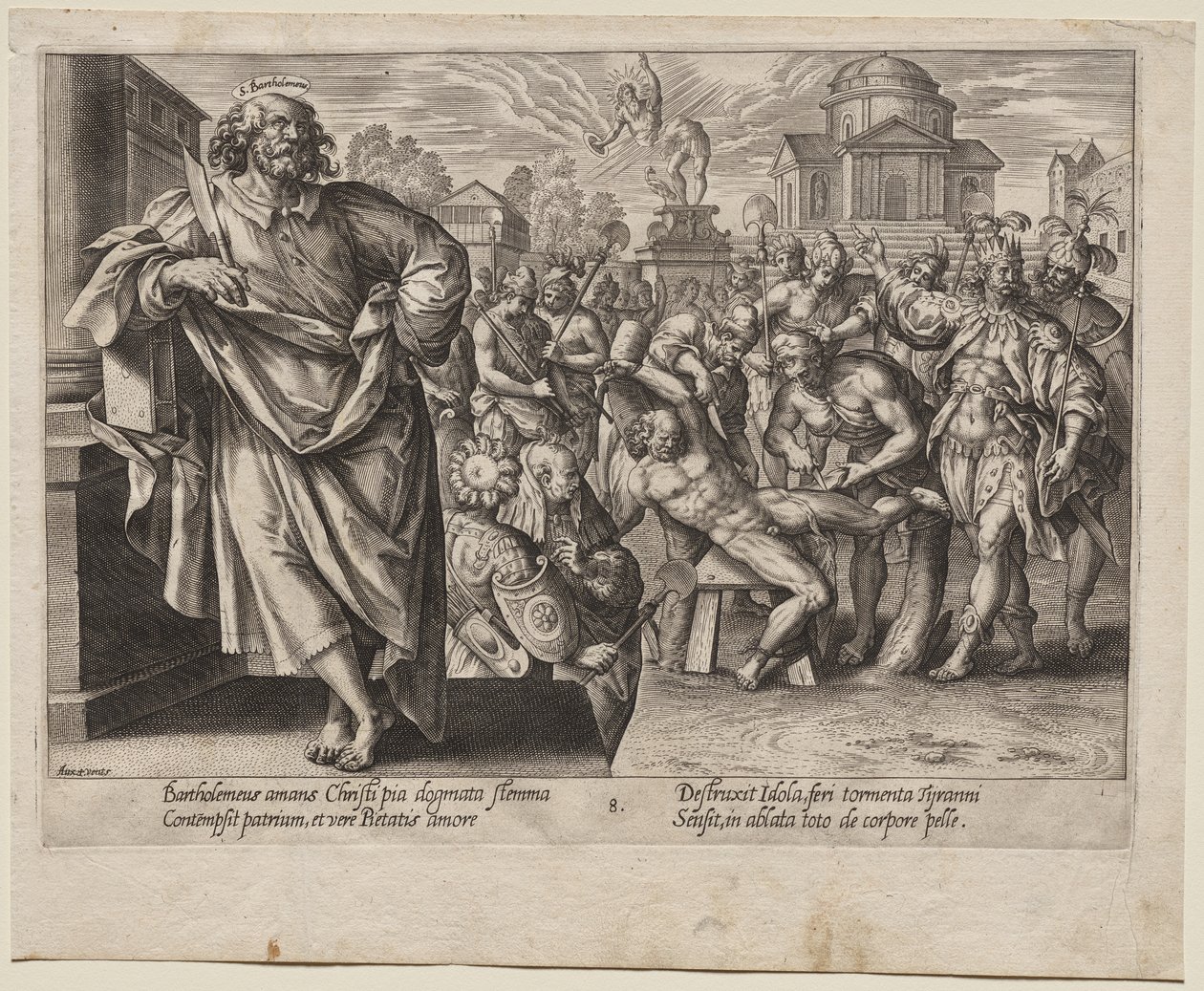 Szent Bertalan alkotó: Hendrick Goltzius