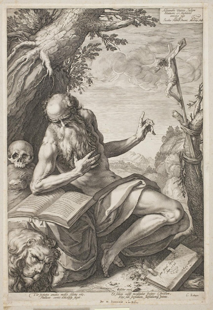 Szent Jeromos alkotó: Hendrick Goltzius