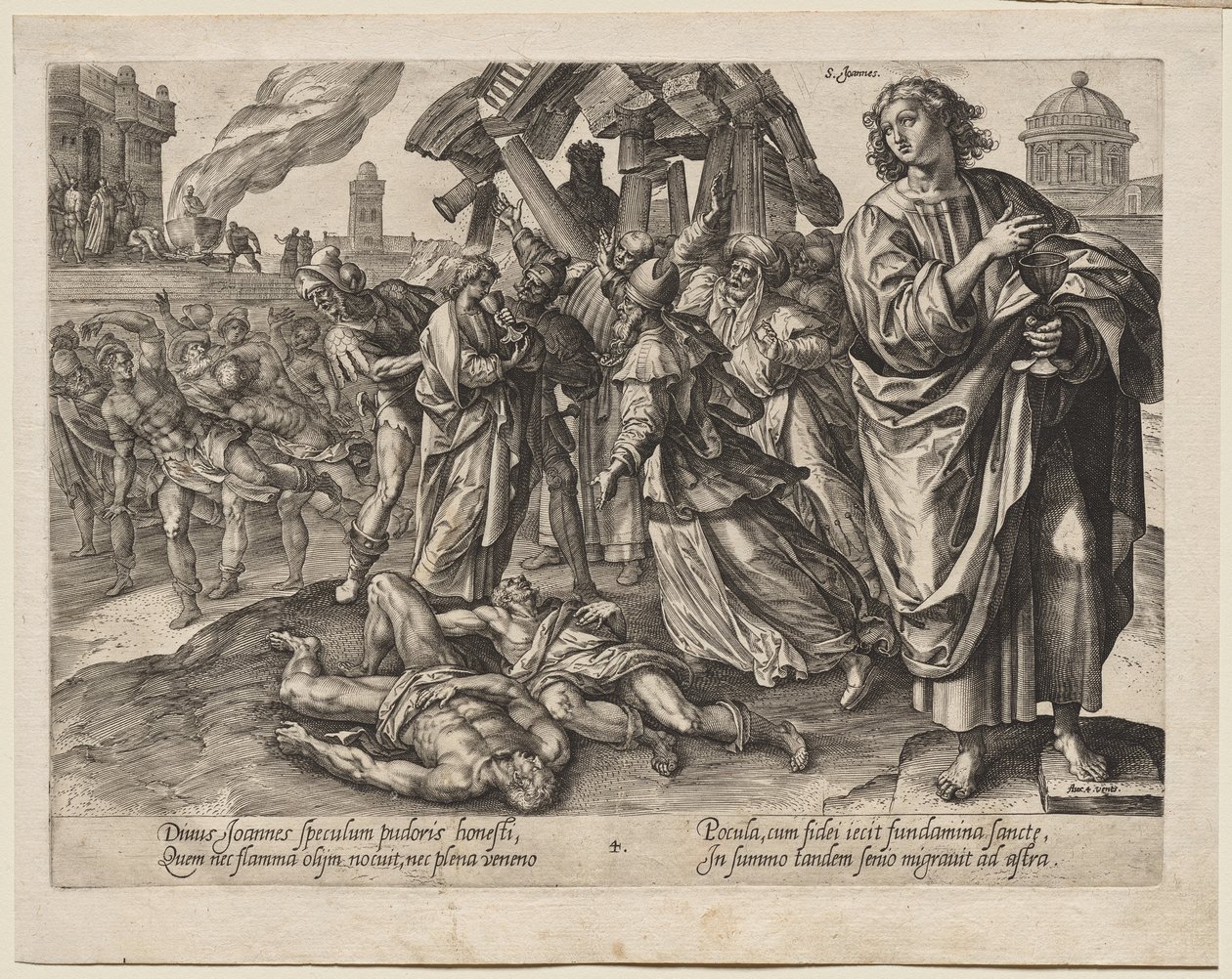 Szent János alkotó: Hendrick Goltzius