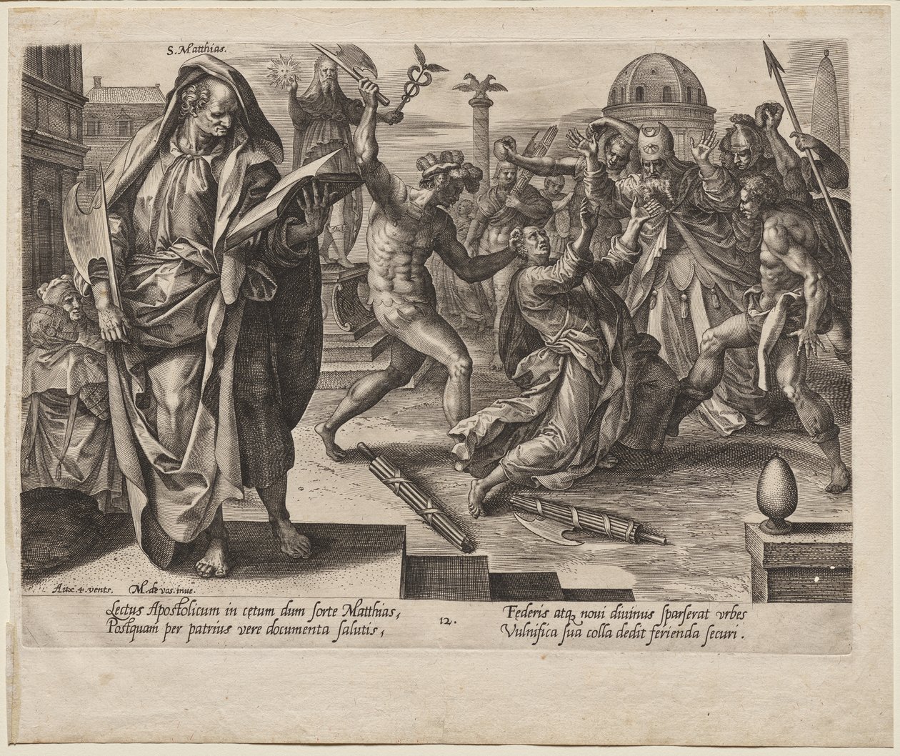 Szent Mátyás alkotó: Hendrick Goltzius