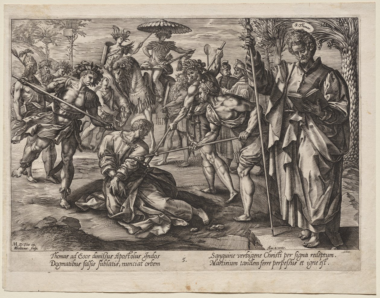 Szent Tamás alkotó: Hendrick Goltzius