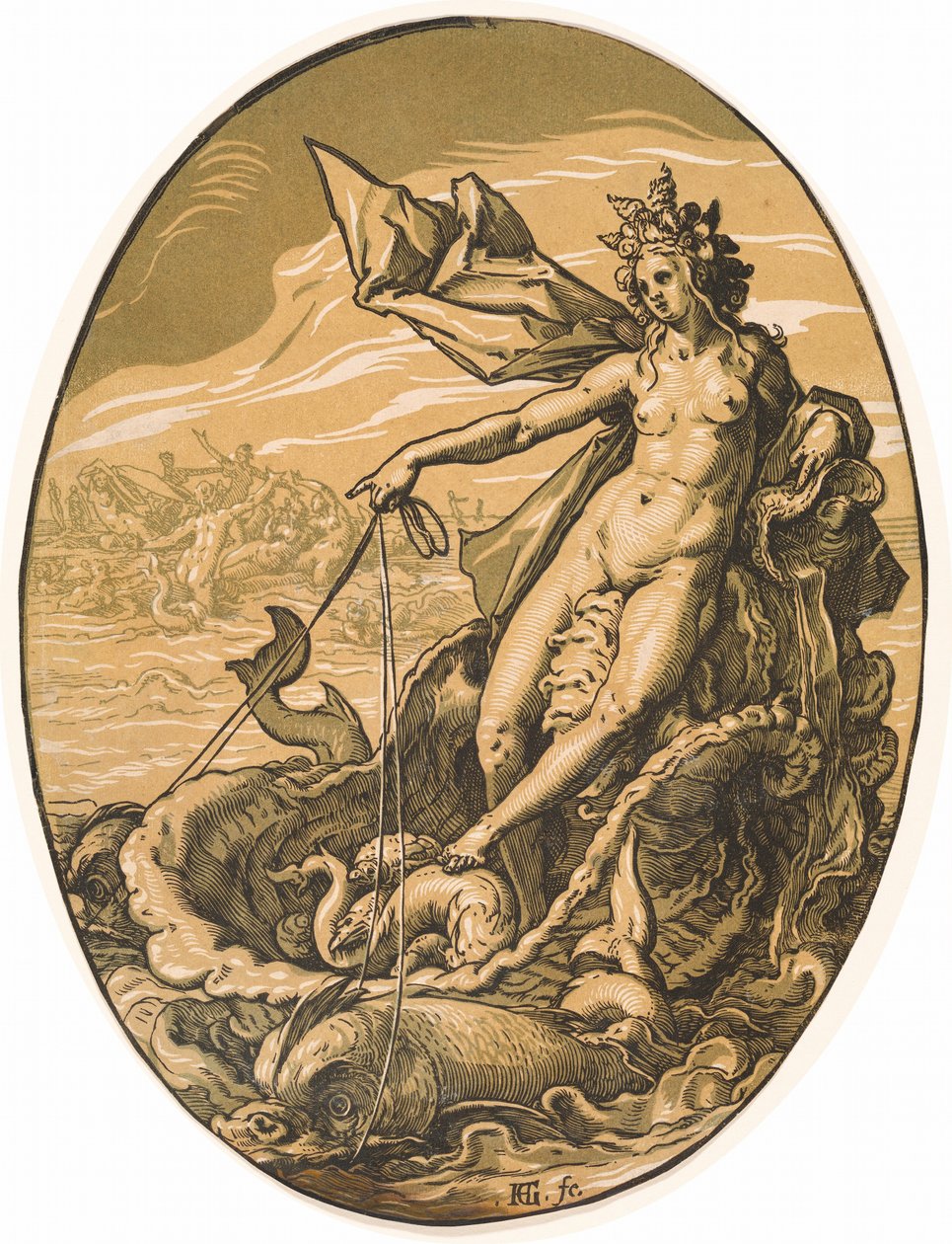 Téthüsz alkotó: Hendrick Goltzius