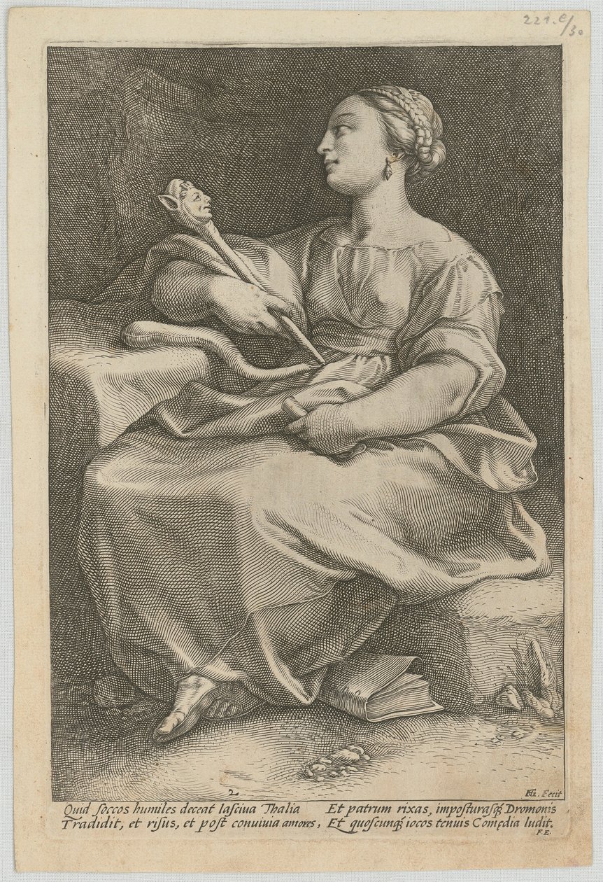 Thalia, a „Kilenc múzsa” című sorozat 2. része alkotó: Hendrick Goltzius