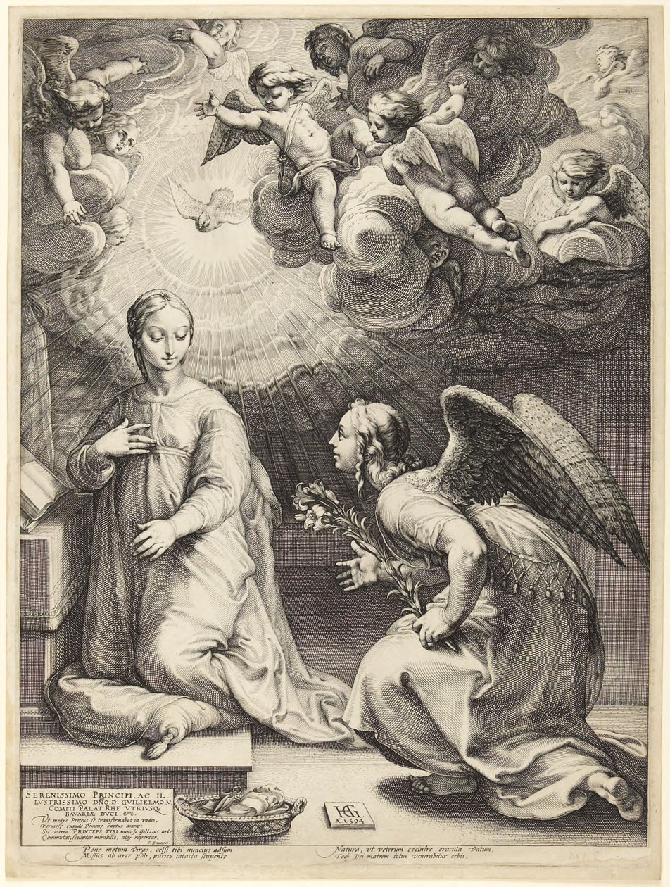 Krisztus születése és korai élete alkotó: Hendrick Goltzius