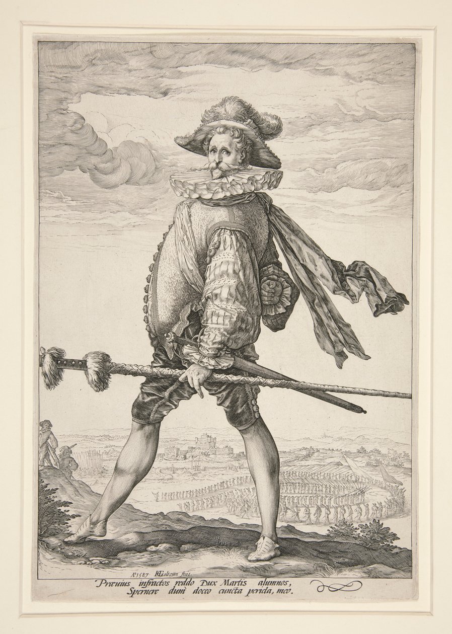 A gyalogság kapitánya alkotó: Hendrick Goltzius