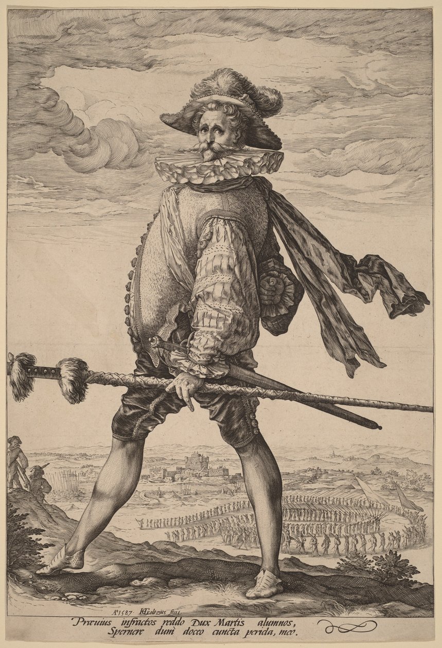 A gyalogság parancsnoka alkotó: Hendrick Goltzius