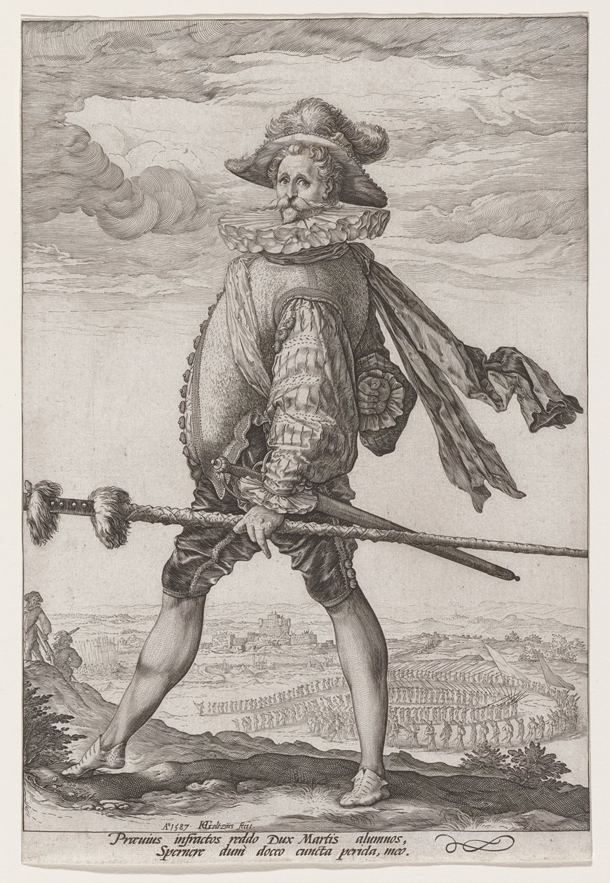 A gyalogság kapitánya alkotó: Hendrick Goltzius
