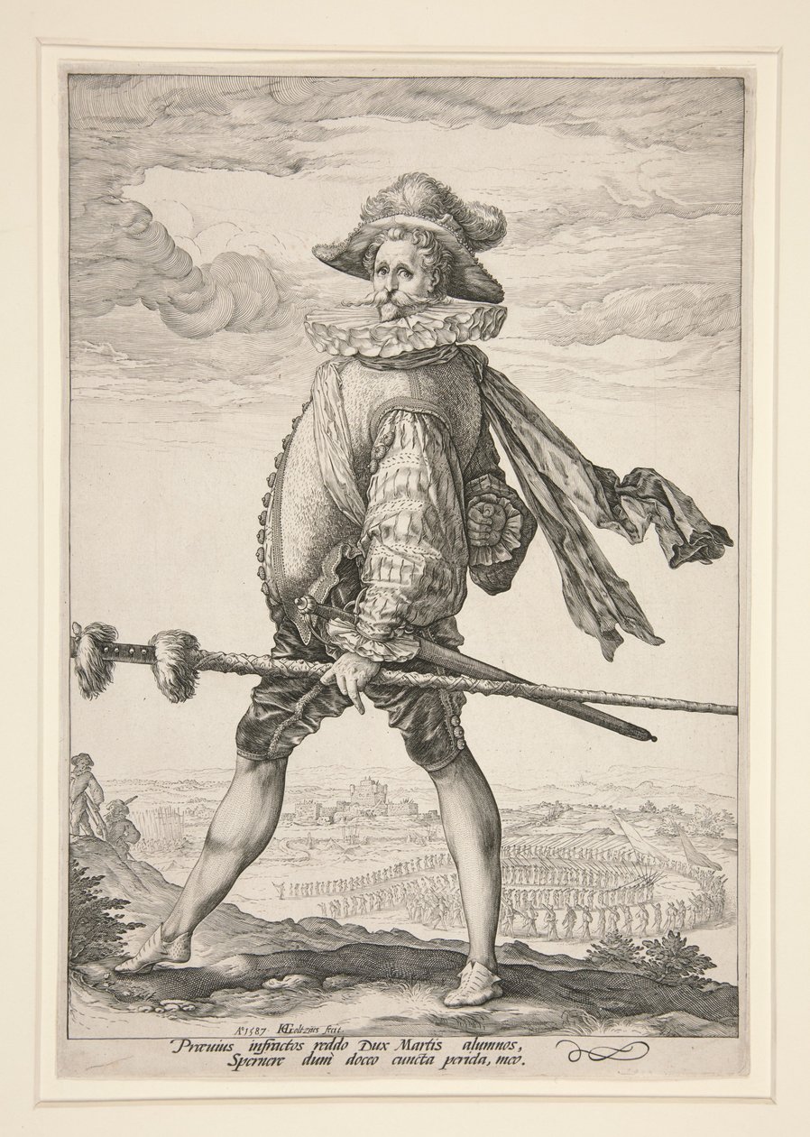 A gyalogság kapitánya alkotó: Hendrick Goltzius