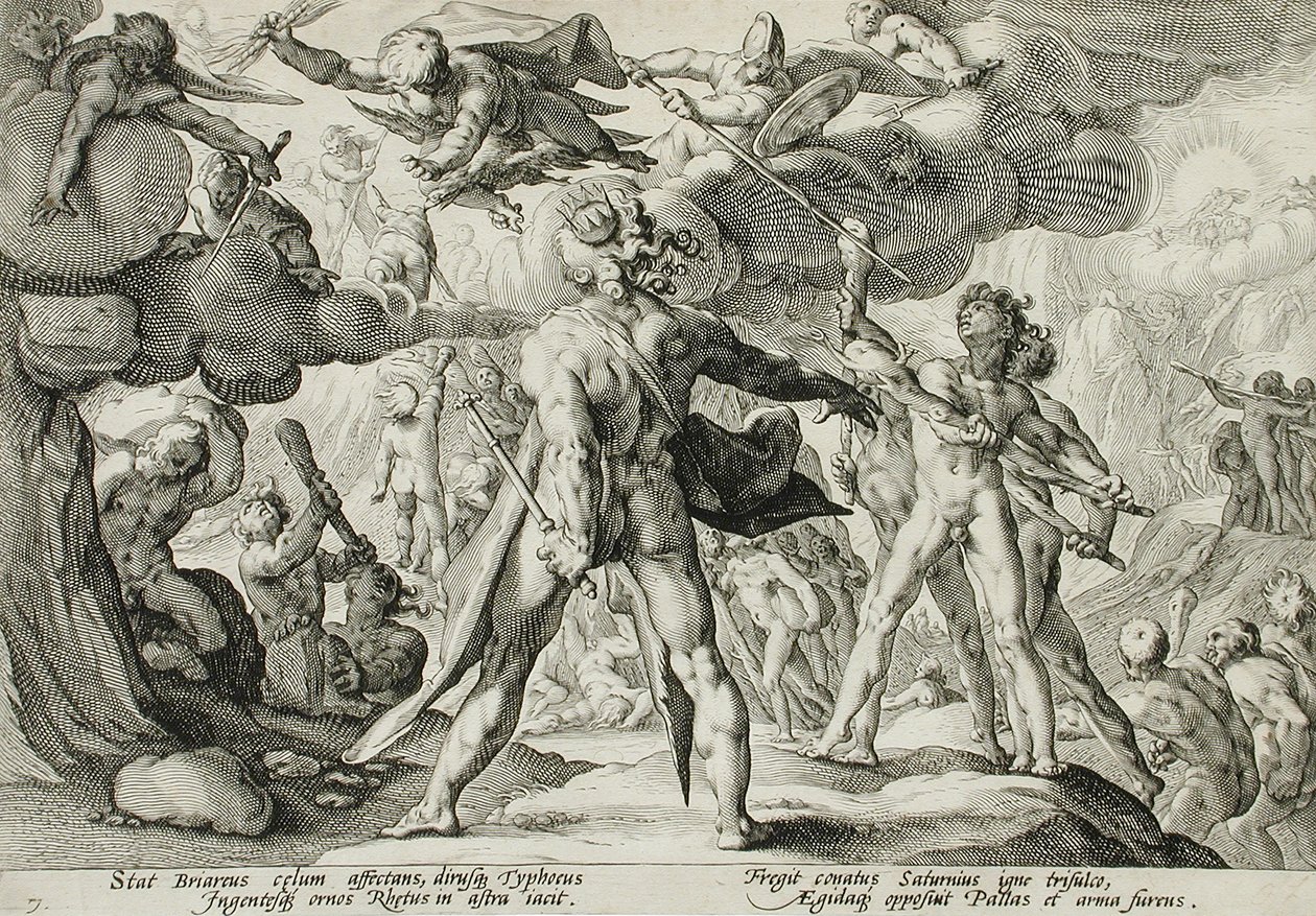 Az égbe kapaszkodó óriások alkotó: Hendrick Goltzius