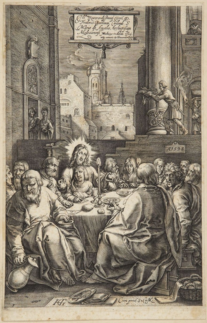 Az utolsó vacsora alkotó: Hendrick Goltzius