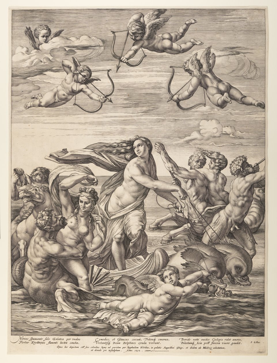 Galatea diadala alkotó: Hendrick Goltzius