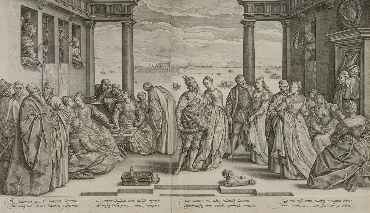 A velencei esküvő alkotó: Hendrick Goltzius