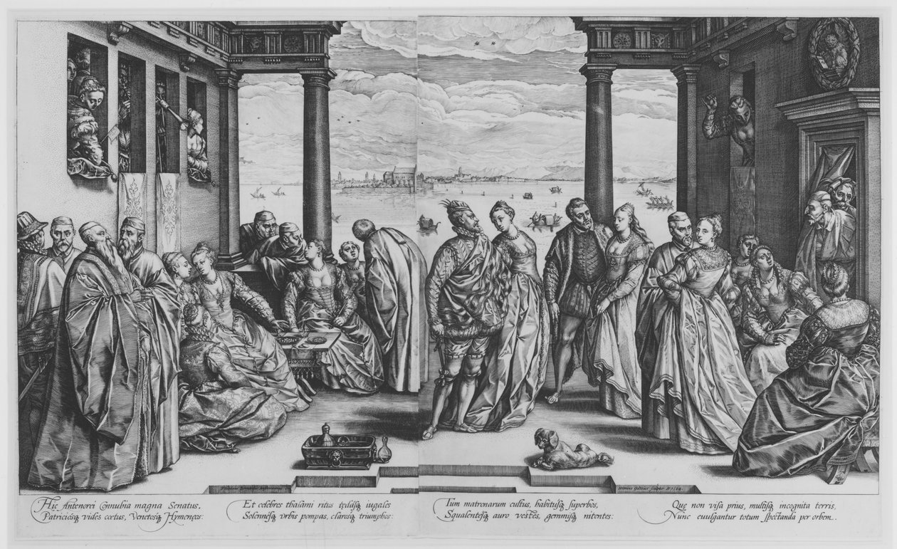 A velencei esküvő alkotó: Hendrick Goltzius