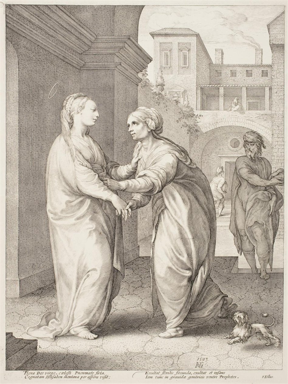 A Látogatás alkotó: Hendrick Goltzius