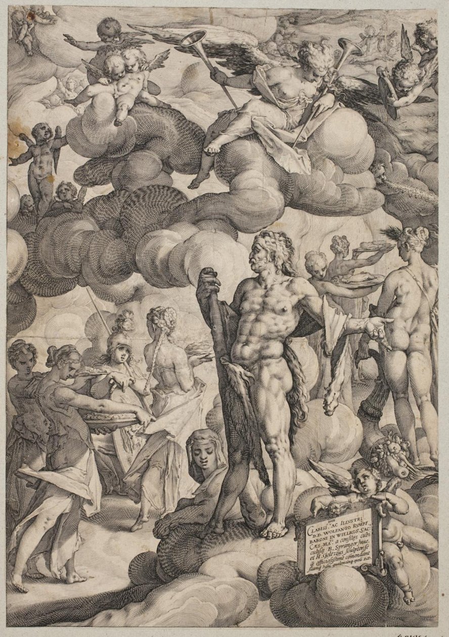 Ámor és Psyche esküvője alkotó: Hendrick Goltzius