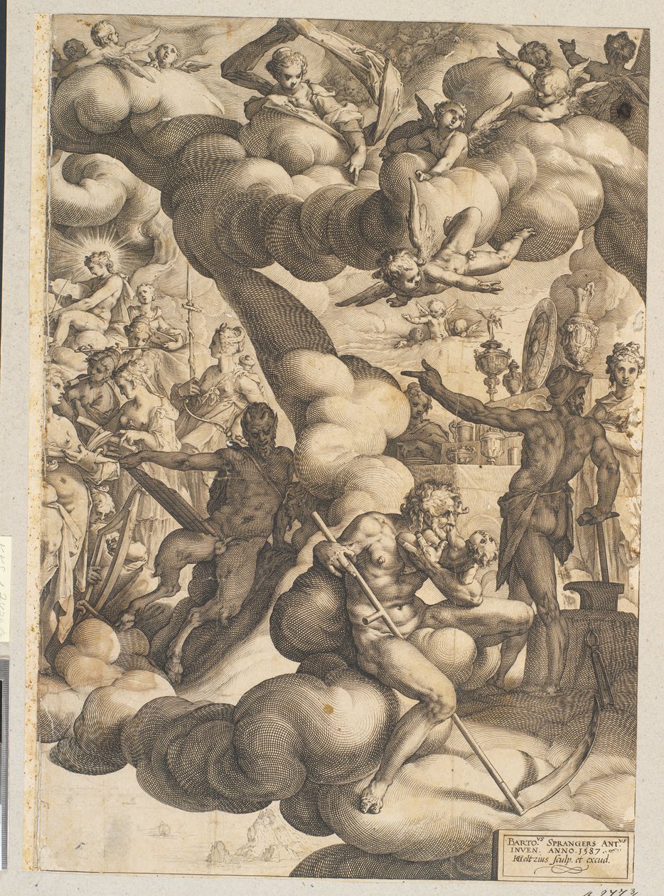 Ámor és Psyche esküvője alkotó: Hendrick Goltzius