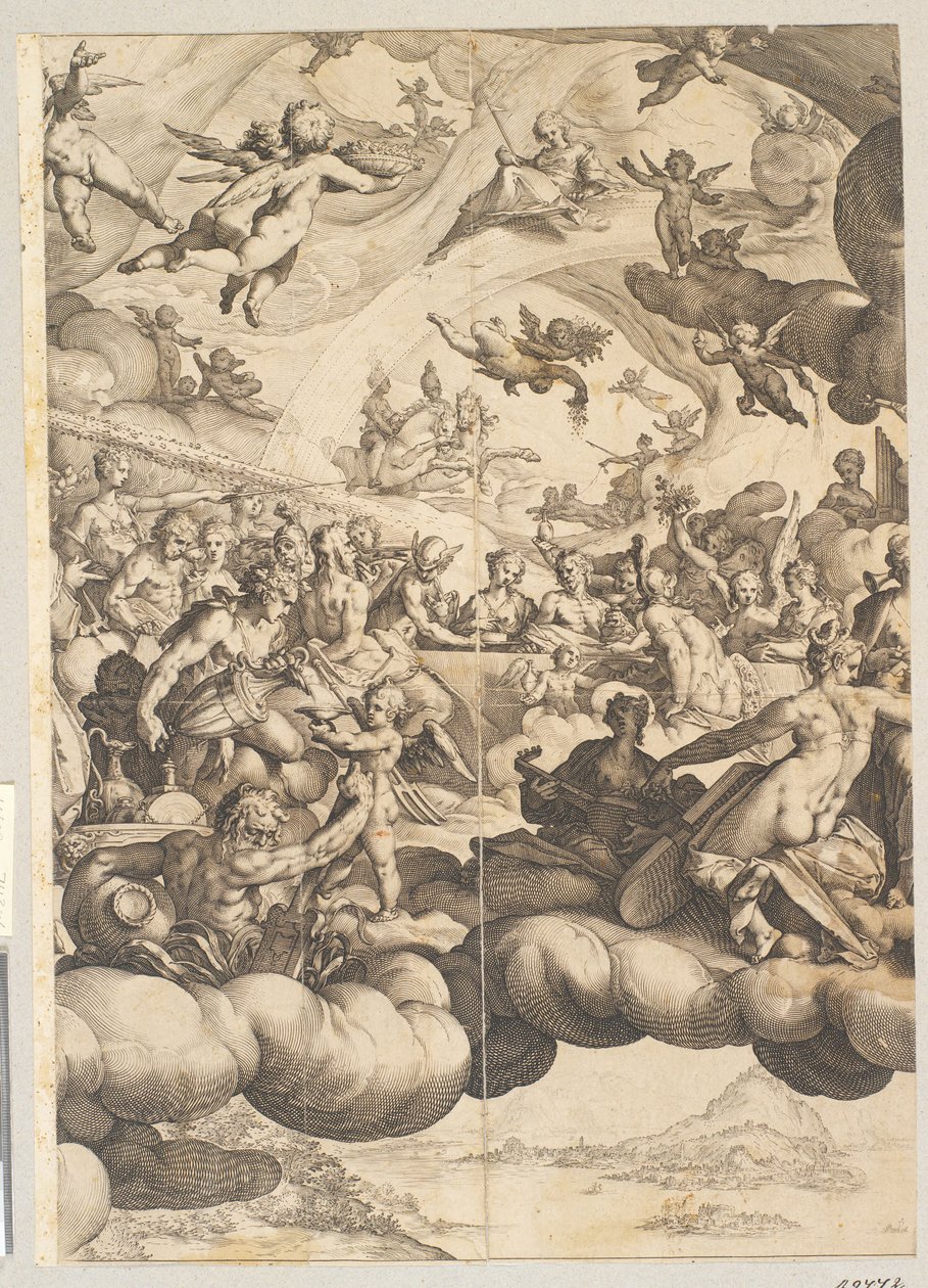 Ámor és Psyche esküvője alkotó: Hendrick Goltzius