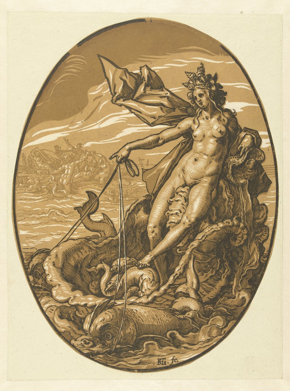 Thetis Istenek és istennők (sorozat címe) alkotó: Hendrick Goltzius