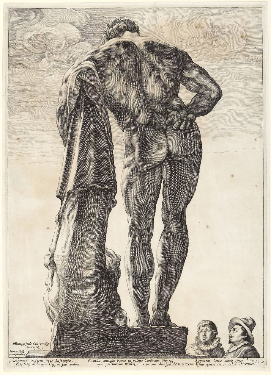 Három híres antik szobor alkotó: Hendrick Goltzius