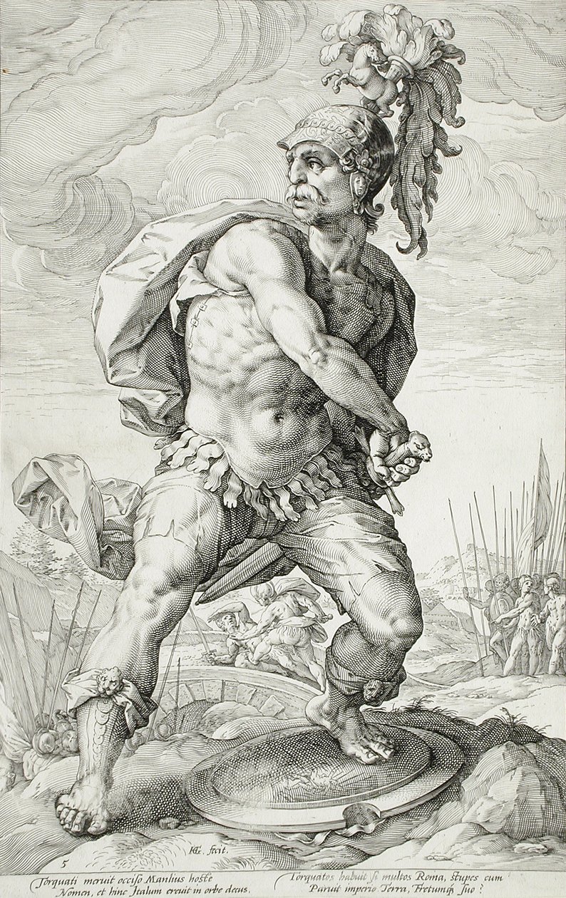 Titus Manlius Torquatus alkotó: Hendrick Goltzius