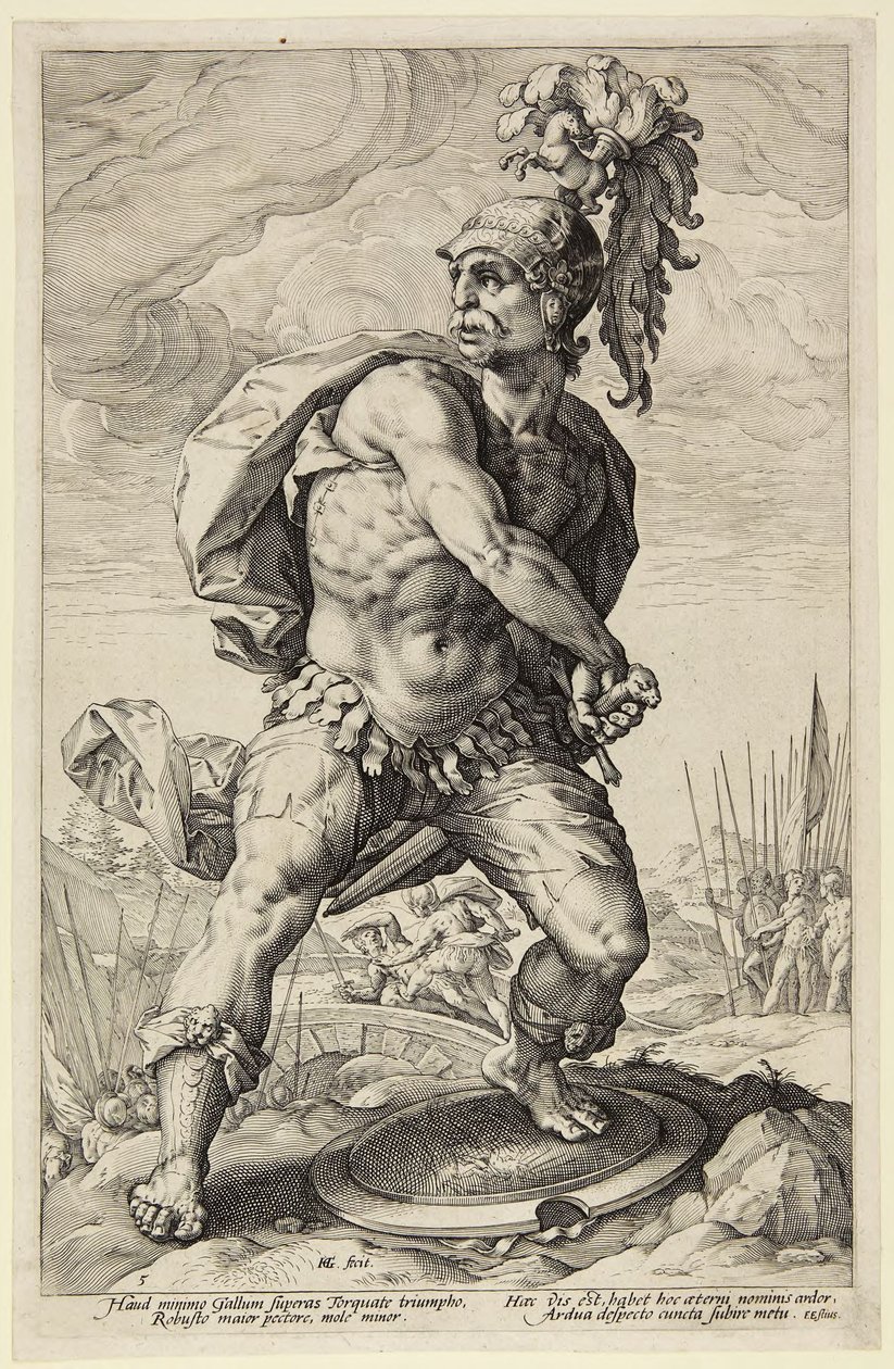 Titus Manlius Torquatus alkotó: Hendrick Goltzius