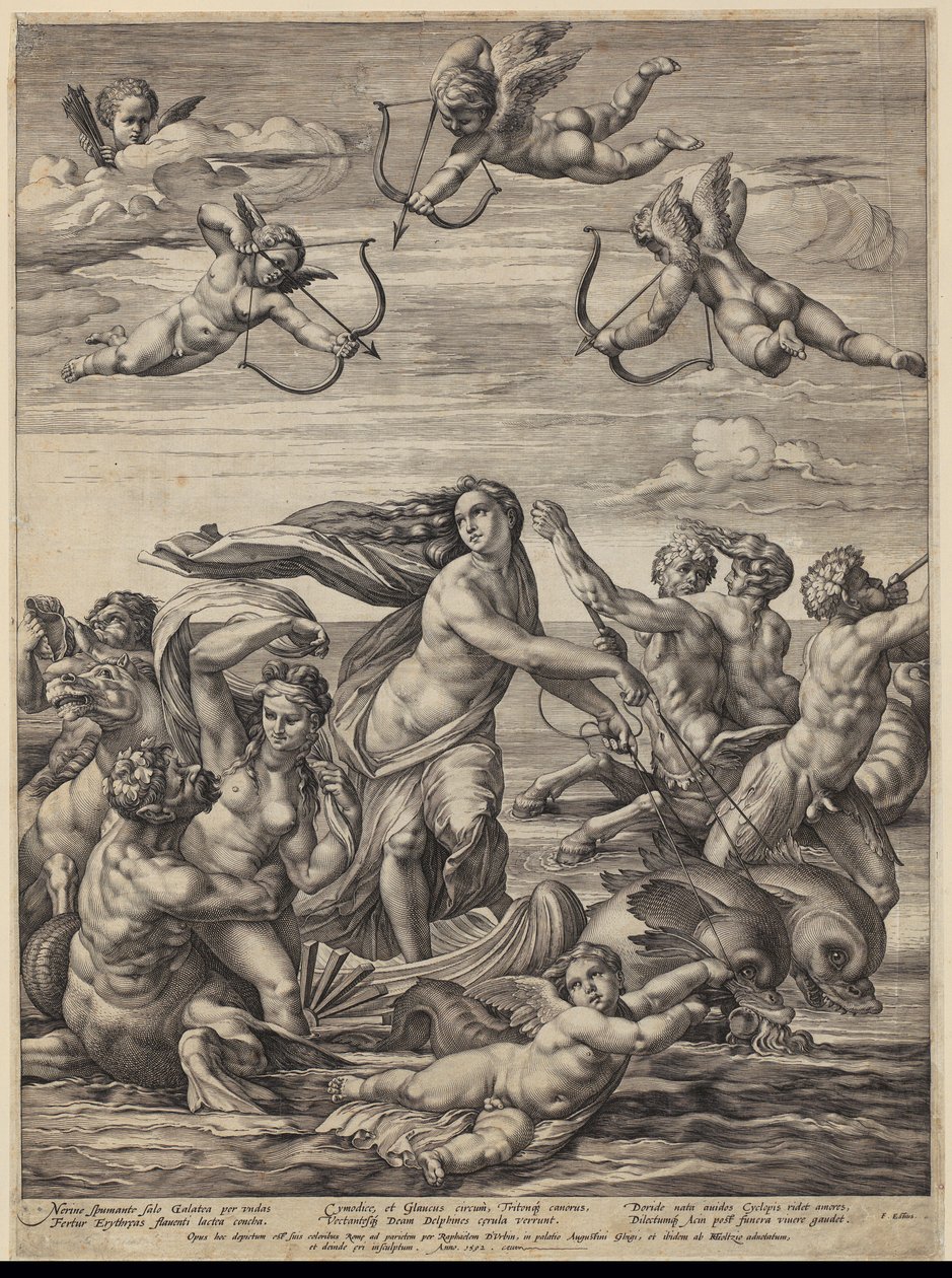 Galatea diadala alkotó: Hendrick Goltzius