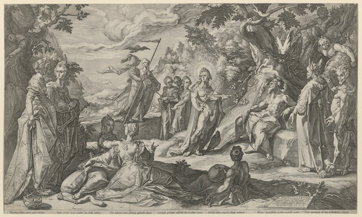 Midas ítélete alkotó: Hendrick Goltzius