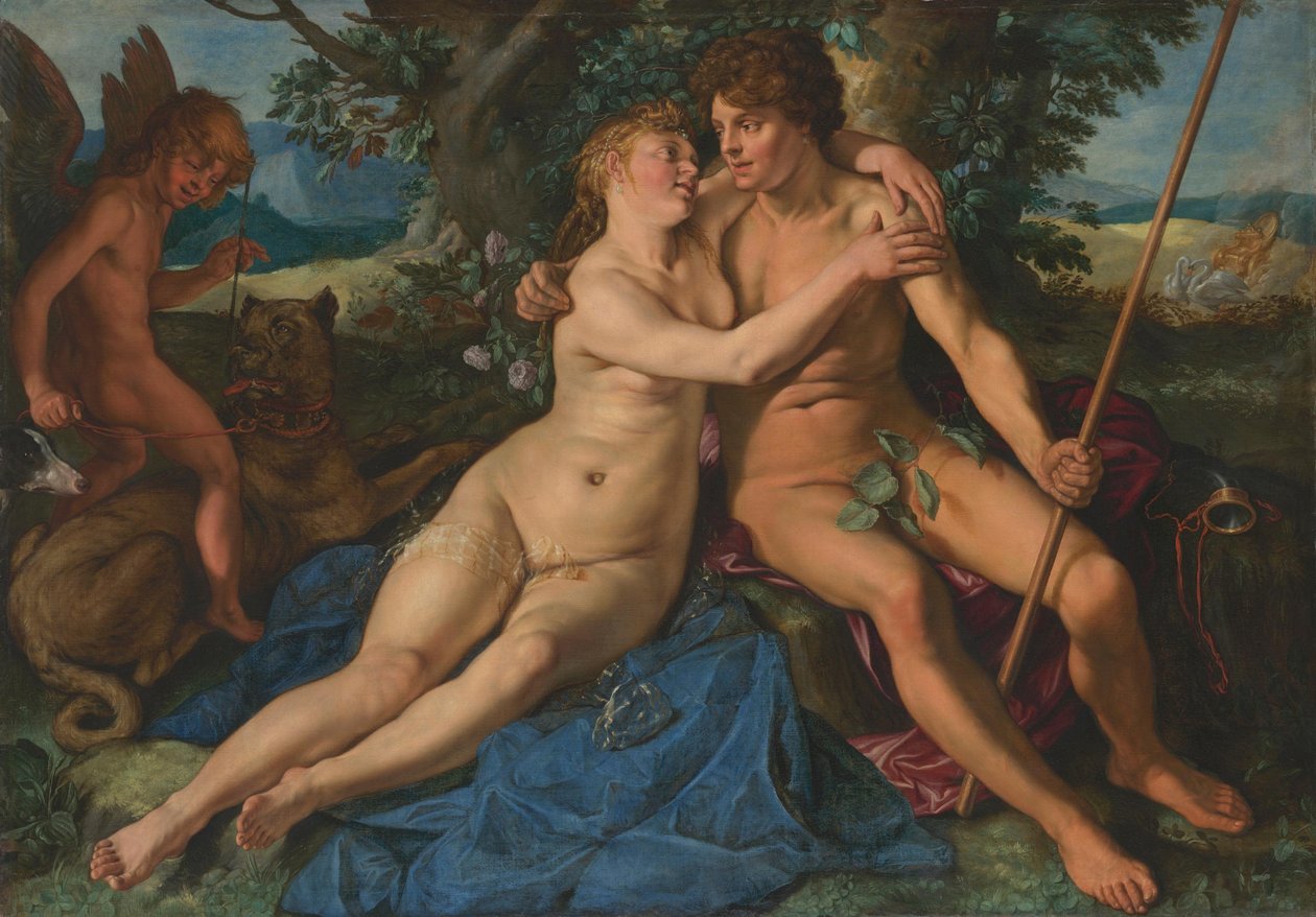 Vénusz és Adonis alkotó: Hendrick Goltzius