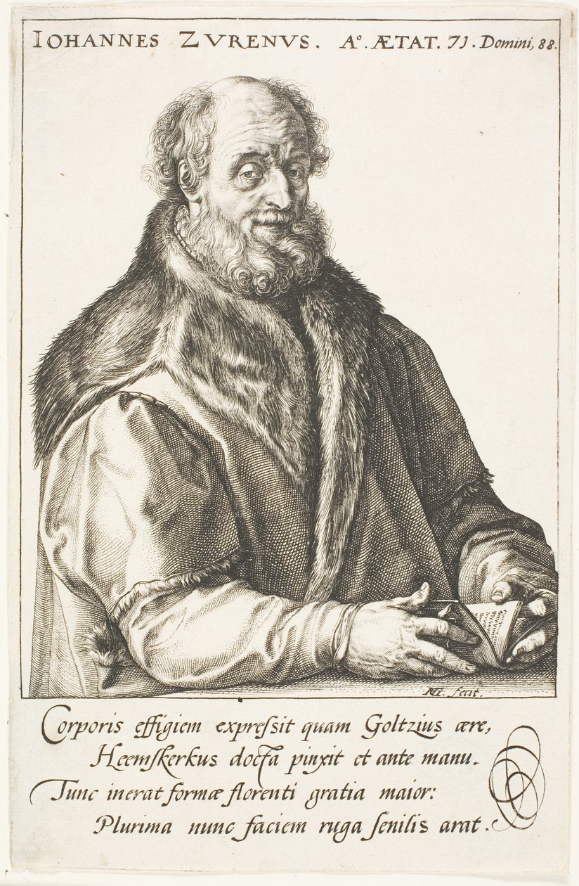 Zuren, Jan van (1517-1591) kiadó, haarlemi polgármester alkotó: Hendrick Goltzius