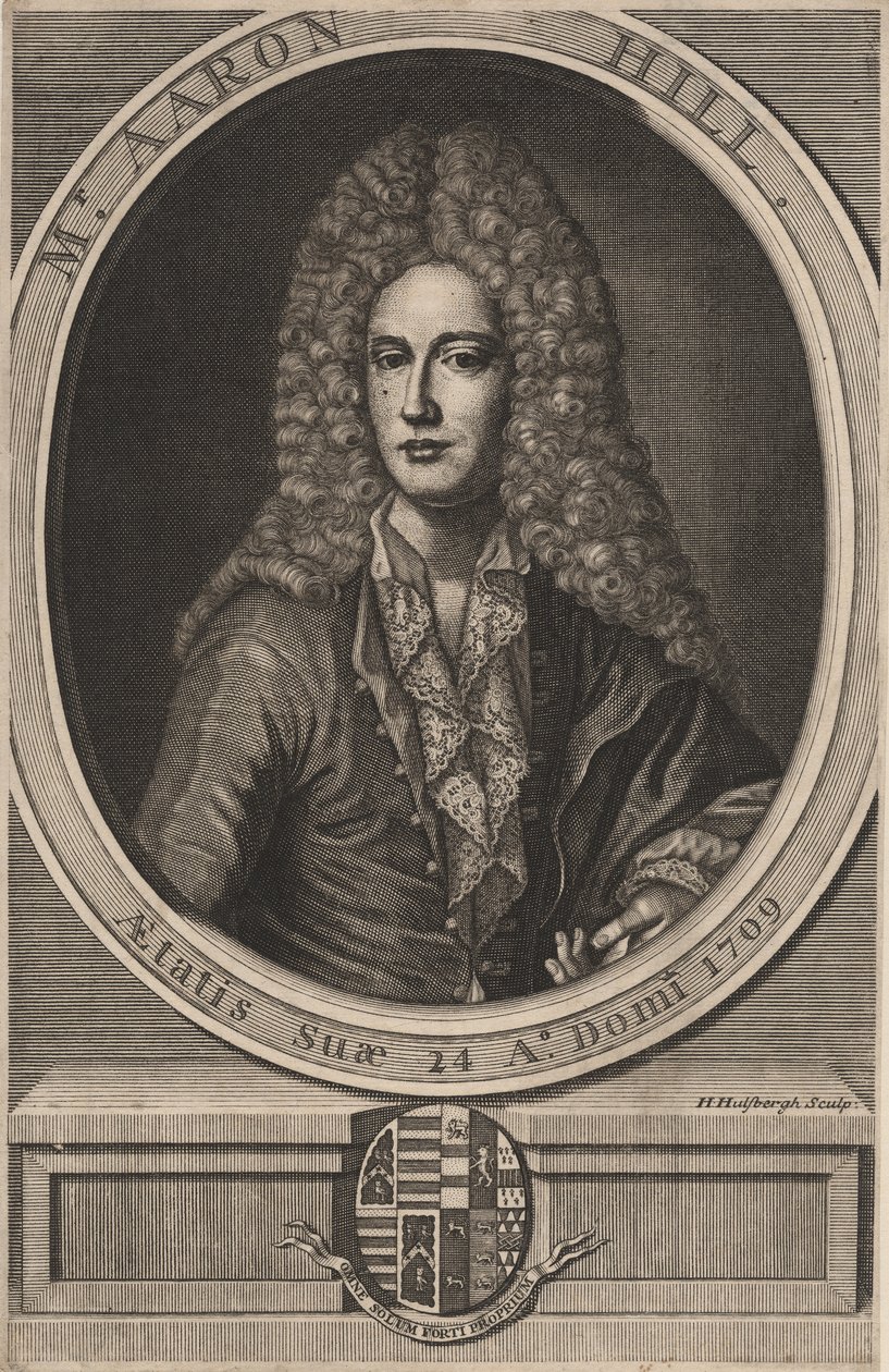 Aaron Hill, 1709 alkotó: Hendrick Hulsberg