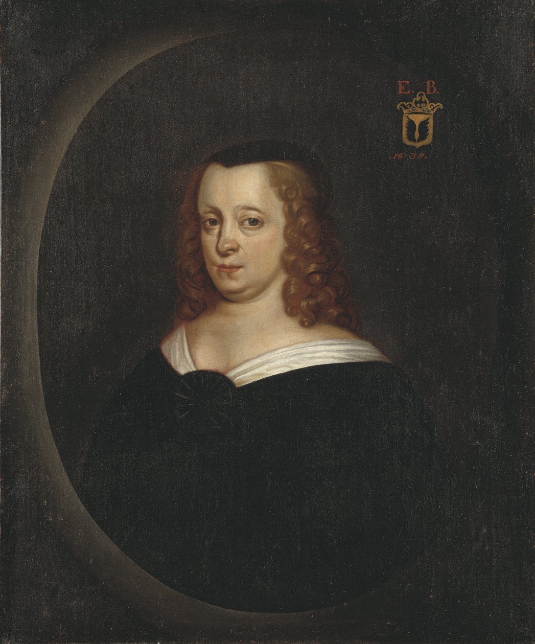 Ebba Brahe grófnő, svéd udvarhölgy, Gustav Adolf svéd király kedvence - Ebba Brahe portréja alkotó: Hendrick Munnichhoven