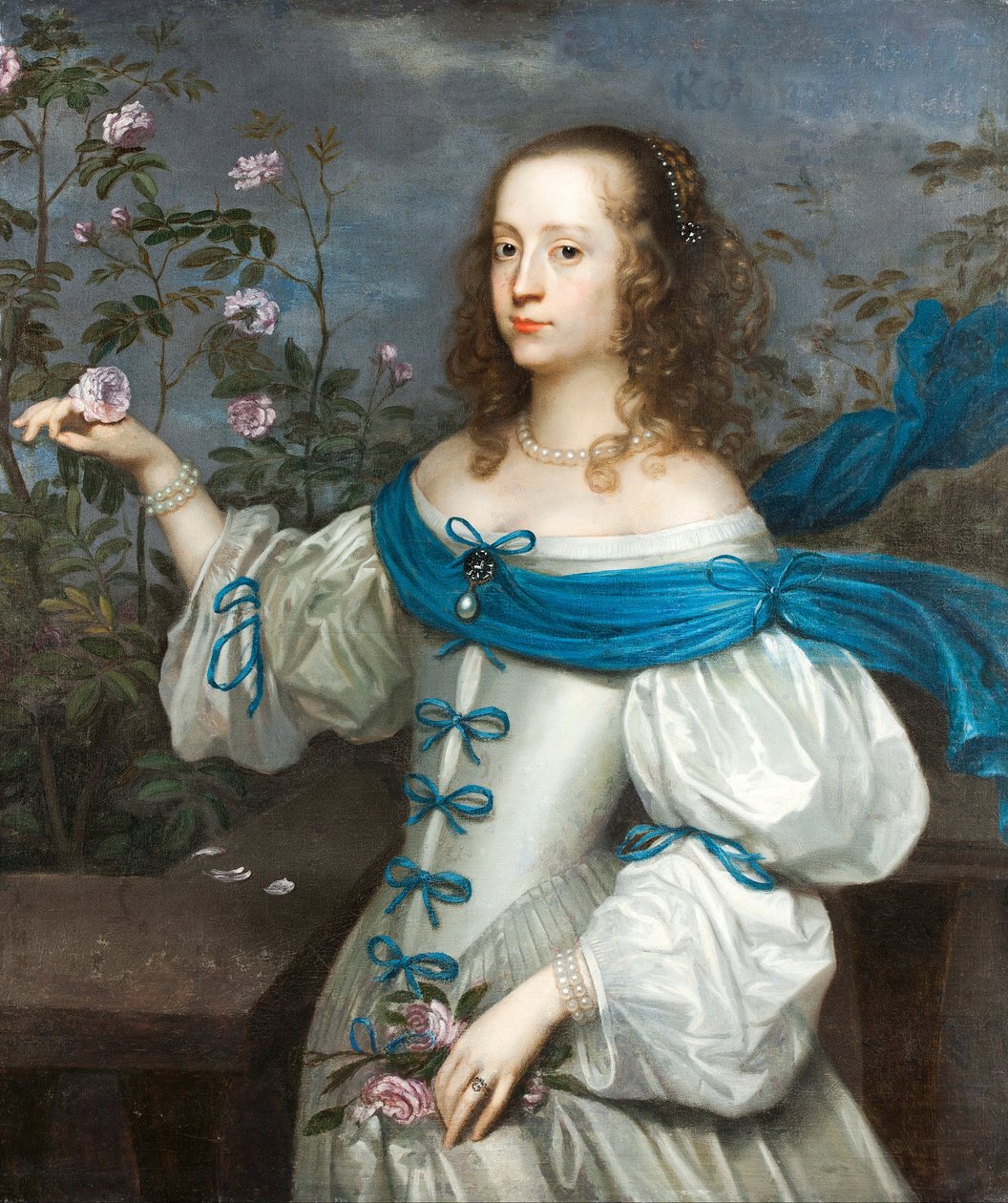 Beata Elisabeth von Königsmarck grófnő, 1654 körül (olaj, vászon) alkotó: Hendrick Munnichhoven