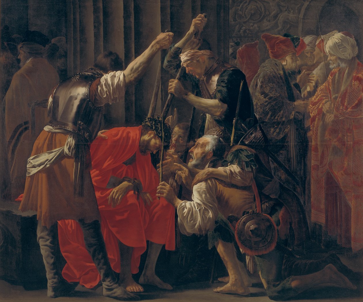 A tövisekkel megkoronázott Krisztus alkotó: Hendrick ter Brugghen