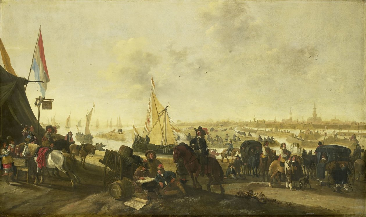 Hulst város ostroma és elfoglalása a spanyoloktól, 1645. november 5. alkotó: Hendrick de Meijer