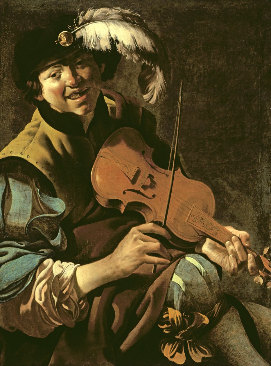 Egy fiú hegedűs, 1626 alkotó: Hendrick ter Brugghen
