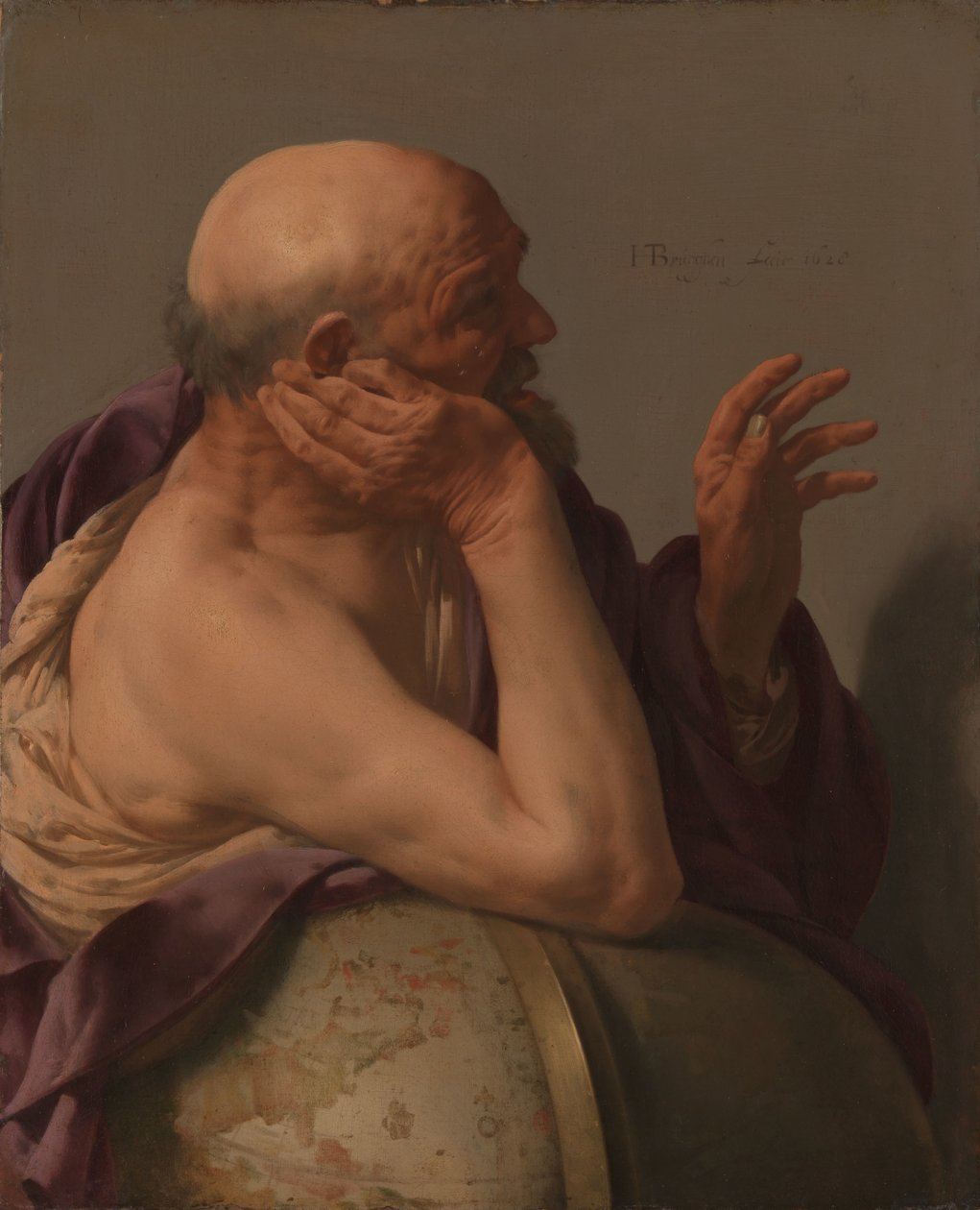Hérakleitosz alkotó: Hendrick ter Brugghen