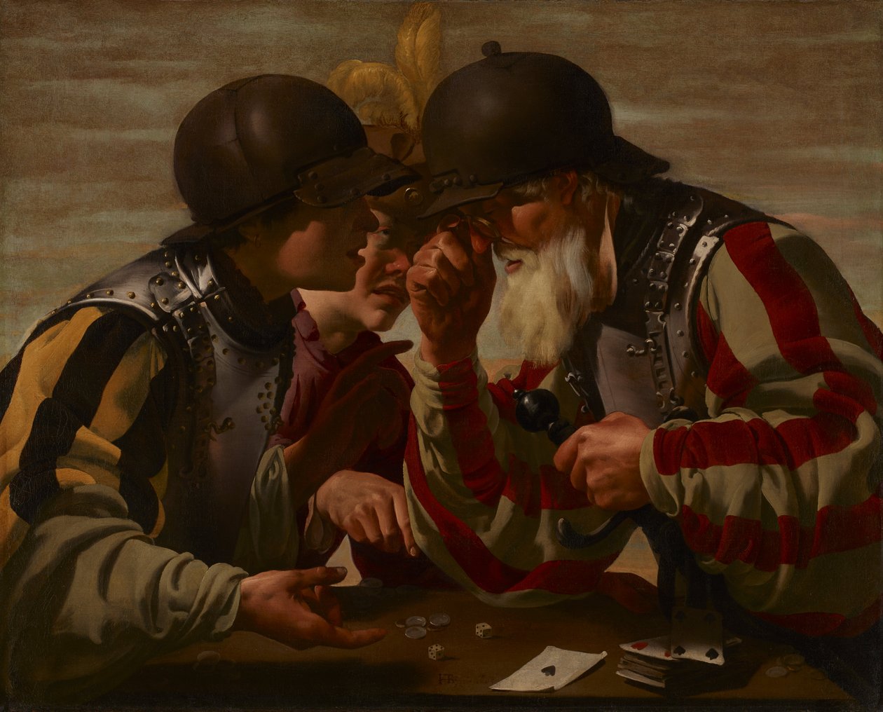 A Szerencsejátékosok alkotó: Hendrick ter Brugghen