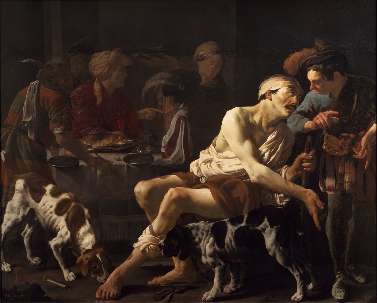 A gazdag ember és a szegény Lázár alkotó: Hendrick ter Brugghen