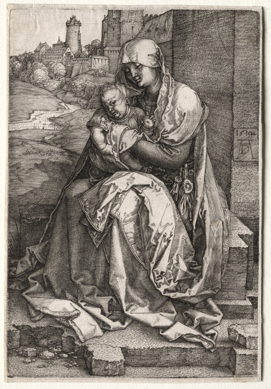 A Szűz és a Fal mellett ülő gyermek alkotó: Hendrick ter Brugghen